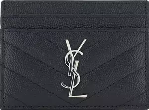 Black Leather Card Holder