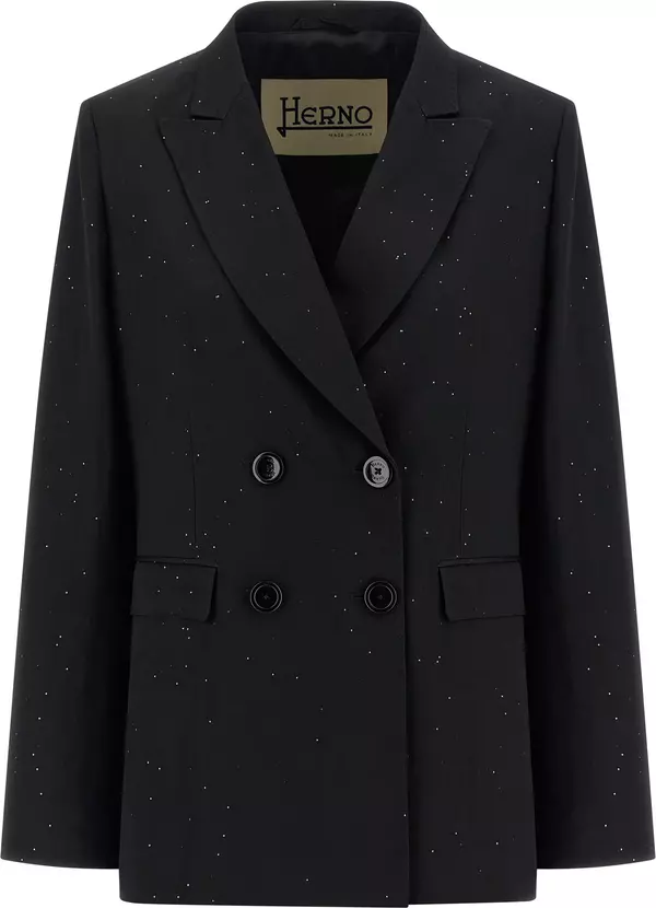Black Viscose Blazer