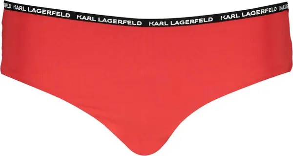 Rosso Poliammide Womens Swim Briefs