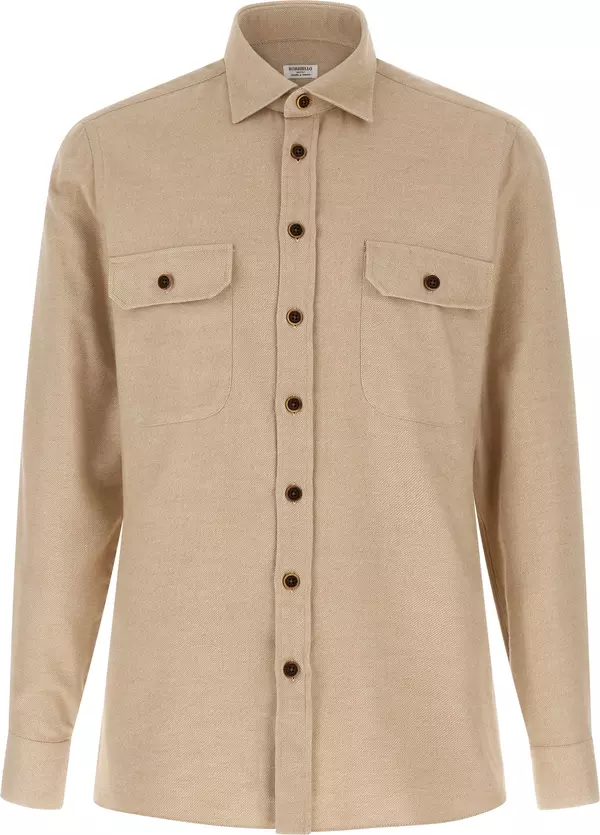 Beige Cotton Blouse