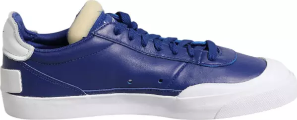 White Blue Lace Up Low Top Drop-Type PRM Sneakers Shoes