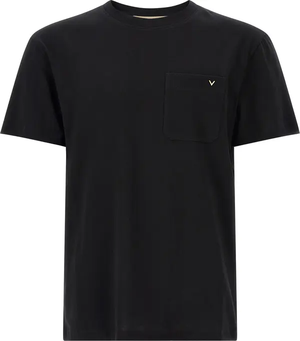 Black Cotton T-Shirt