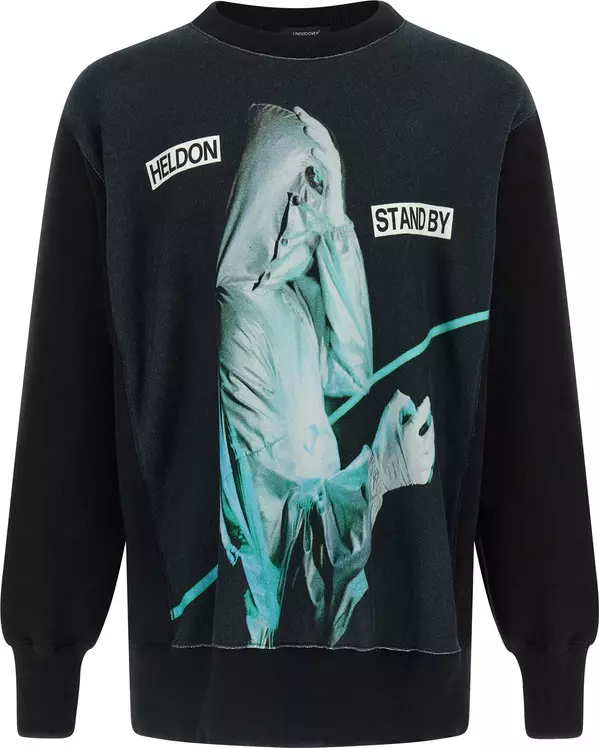 Black Cotton Sweatshirt