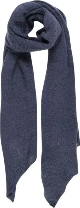 Blue Recycled Polyester Scarf