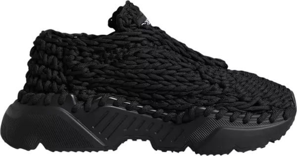 Black Knitted Daymaster Sneakers Shoes