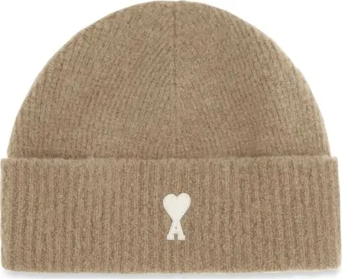 Beige Wool Oves Aries Beanie