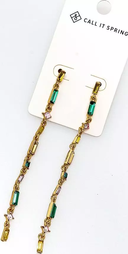 Multicolor Glass Earrings