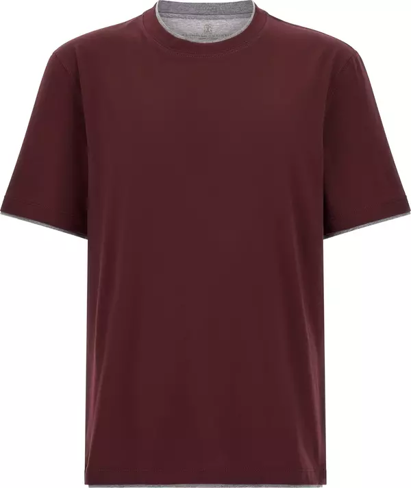 Bordeaux Cotton T-Shirt