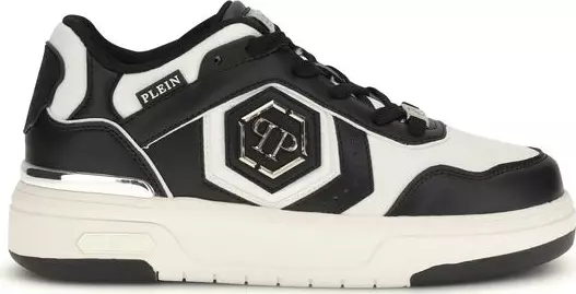 Black Calf Leather Bos Taurus Athletic Sneakers