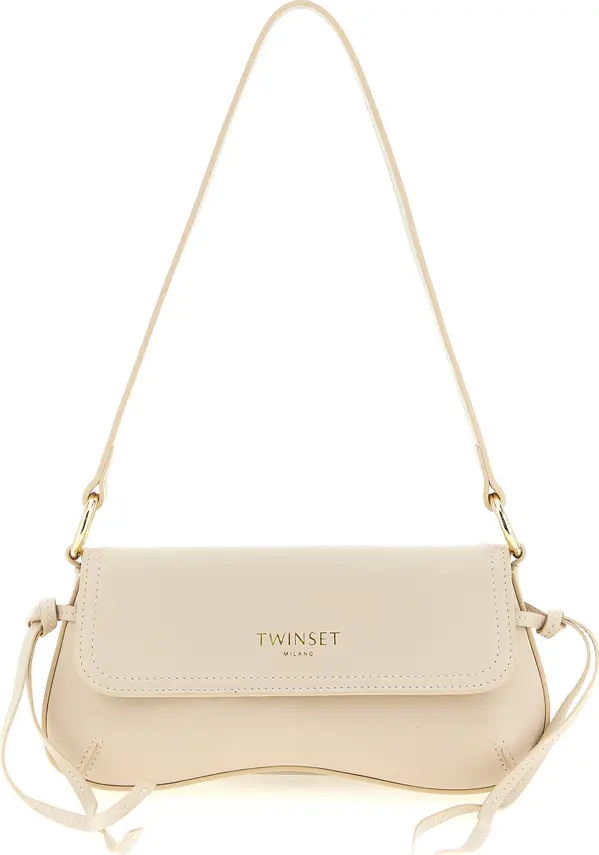 White Leather Shoulder Bag
