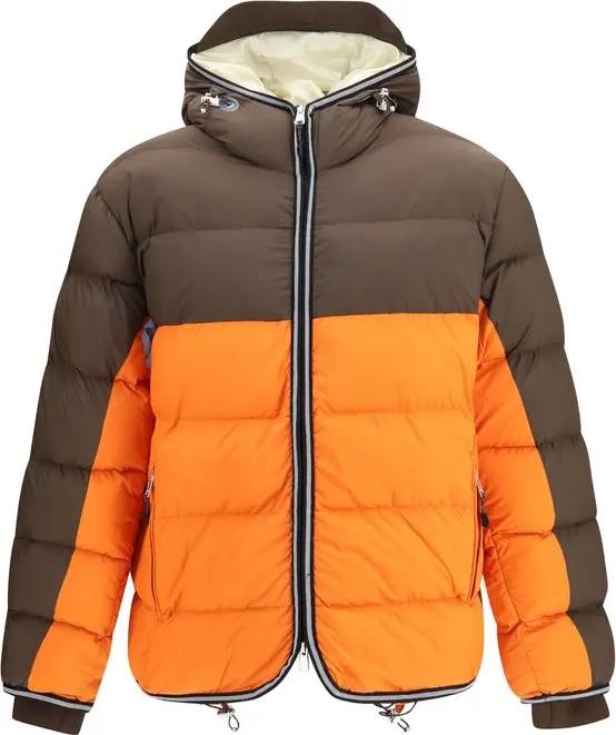 Multicolor Recycled Polyester Full-Length Jacket