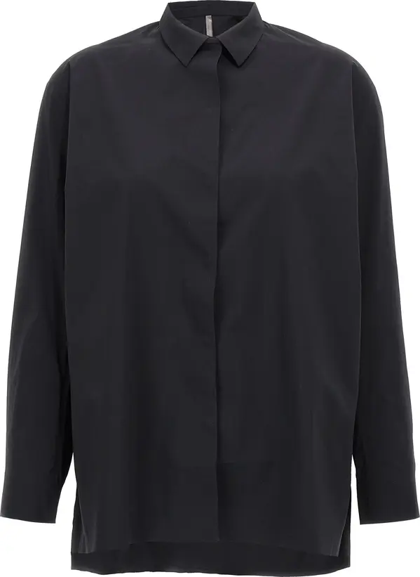 Black Nylon Blouse
