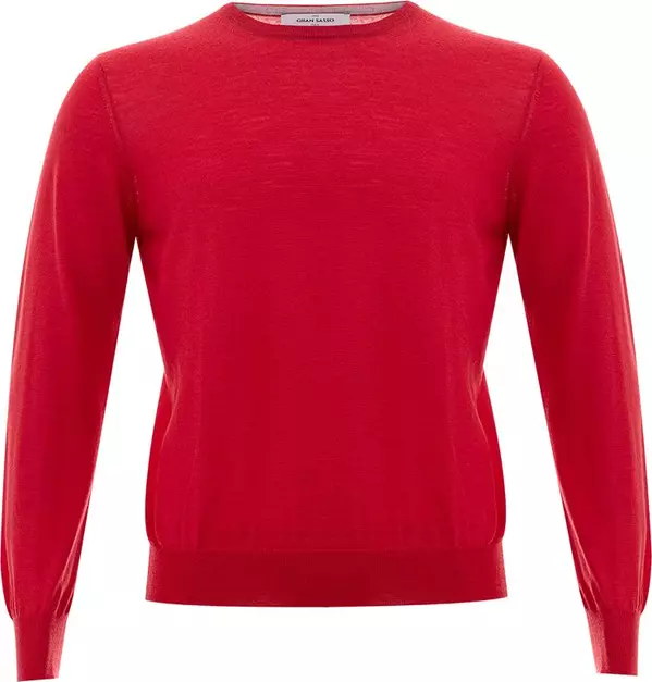 Red Wool Sweatshirt