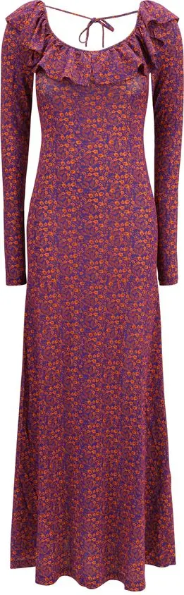 Multicolor Viscose Casual Dress