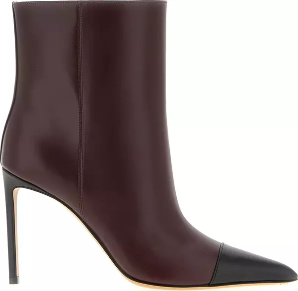 Bordeaux Goatskin Ankle Boots