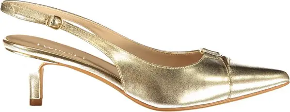 Gold Leather Women's Sandal