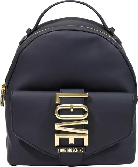 Black Polyethylene Backpack