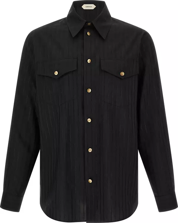 Black Cotton Blouse