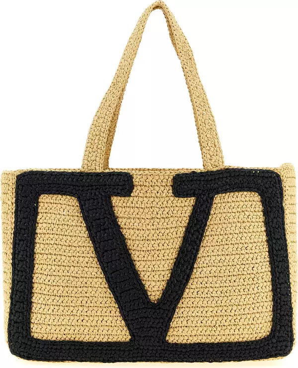 Black Viscose Tote Bag