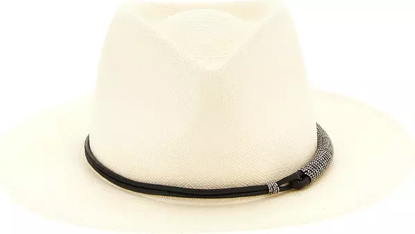 Beige Polyamide Fedora