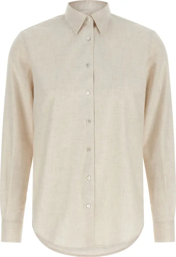 Beige Cotton Blouse