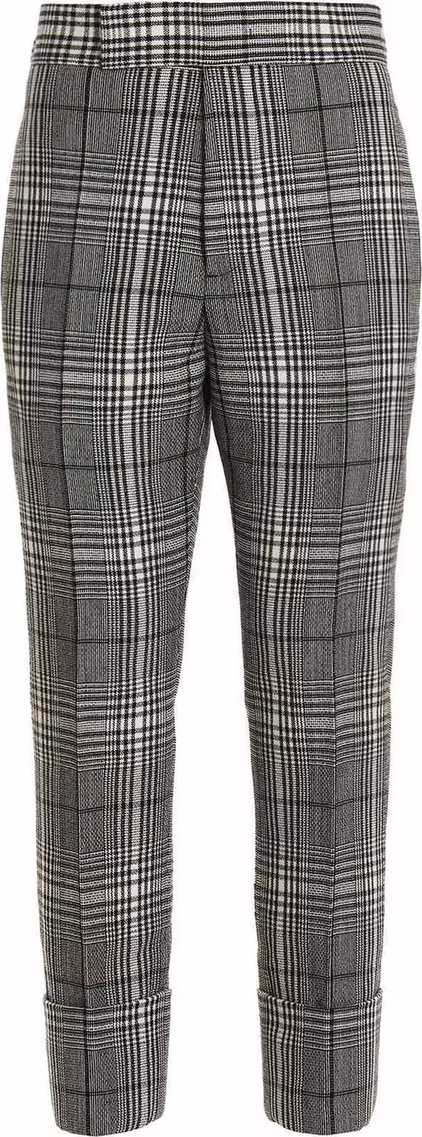 Bicolor Wool Dress Pants