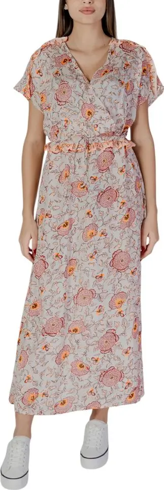 Multicolor Cotton Long Dress