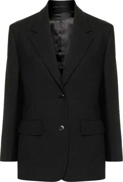 Black Virgin Wool Blazer