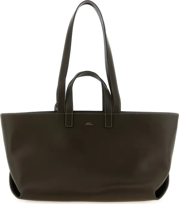 Brown Cowhide Tote Bag