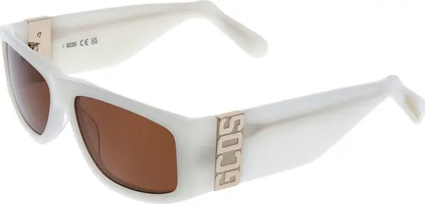 White Acetate Sunglasses