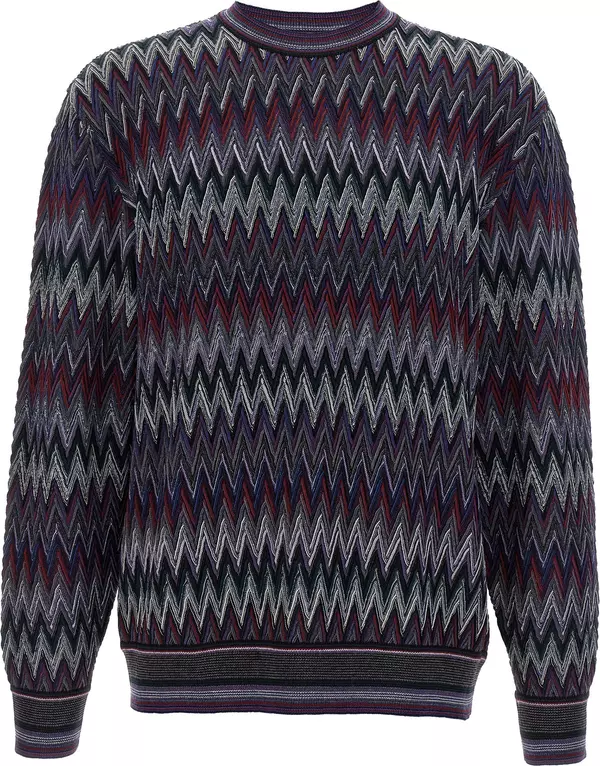 Blue Wool Cardigan