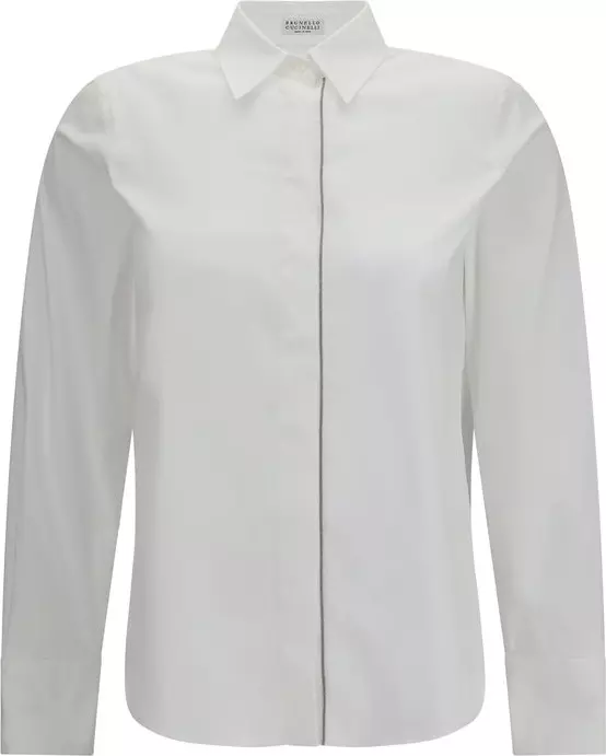 White Cotton Dress Shirt