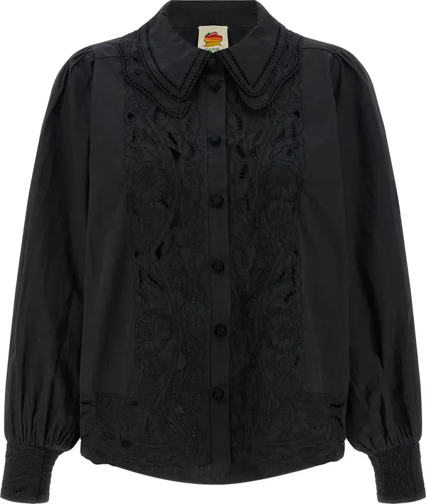 Black Cotton Blouse