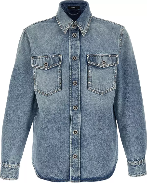 Blue Cotton Blouse
