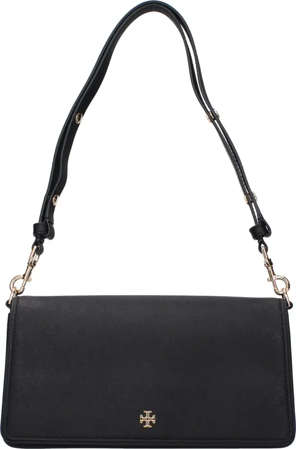 Black Leather Shoulder Bag