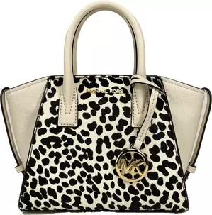 Avril XS Cream Cheetah Satchel Crossbody Bag Purse