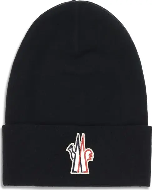 Black Fleece Wool Beanie