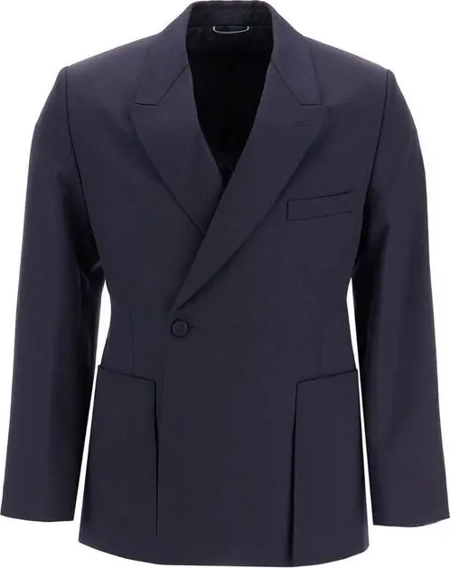 Blue Virgin Wool Blazer