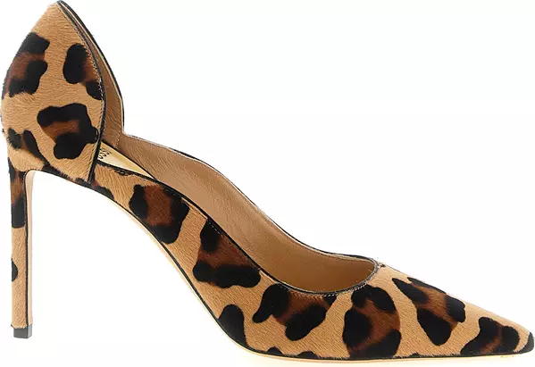 Multicolor Goatskin High Heel Pumps