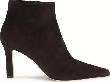 Brown Lamb Leather Ankle Boots