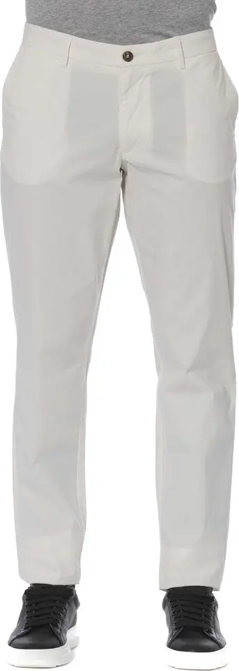 White Cotton Men Jeans
