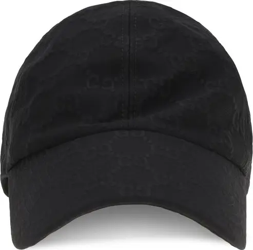 Black Cotton Cap (Baseball Hat)