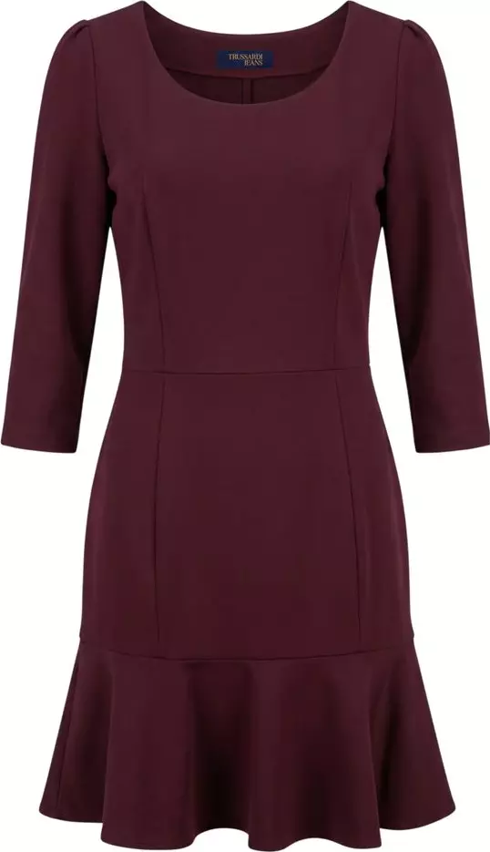 Red Viscose Women Dress