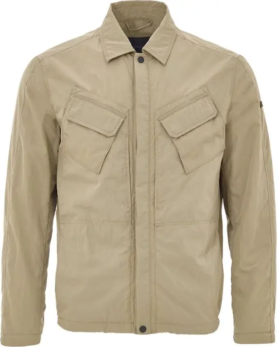 Beige Polyester Coat