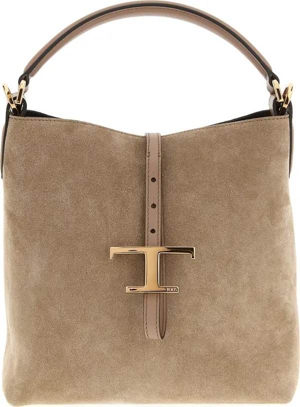 Beige Calfskin Handbag