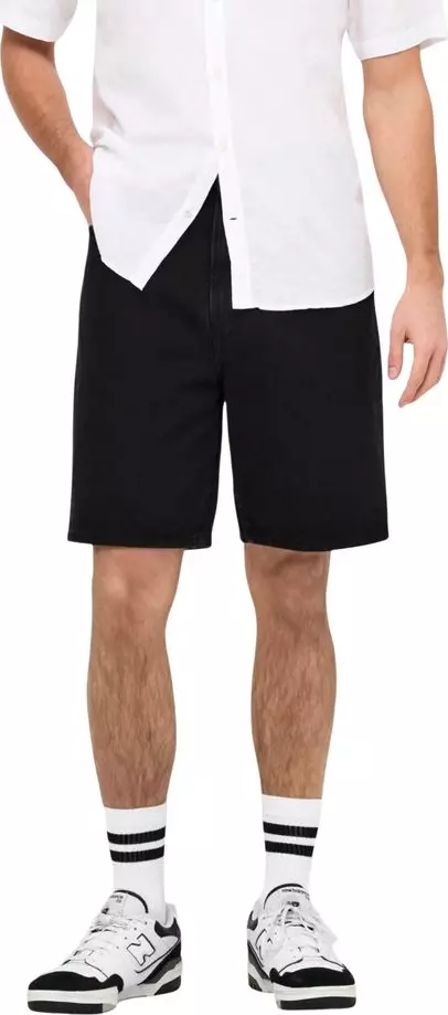 Black Organic Cotton Bermuda Shorts