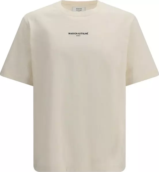 Beige Cotton T-Shirt
