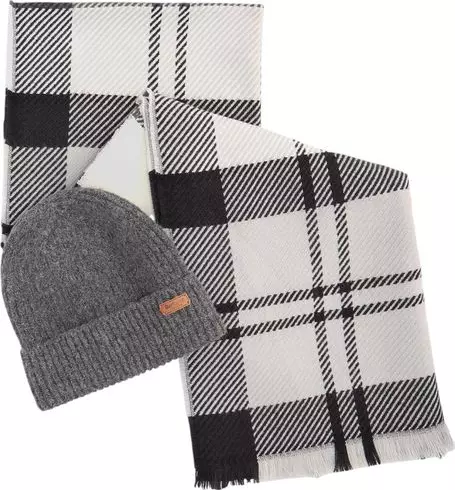 Gray Polyester Beanie