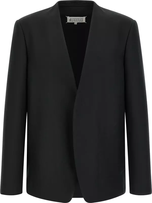 Black Virgin Wool Blazer