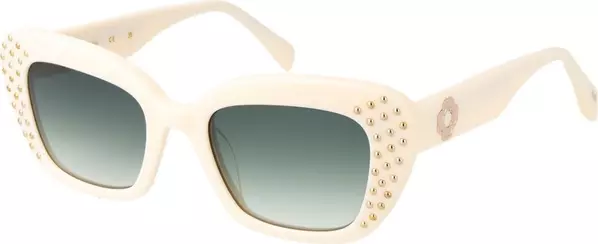 Beige Acetate Sunglasses